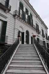 Fototapeta na wymiar Napoli - Scala di accesso di Villa Floridiana