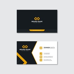 Modern professional business card design vector