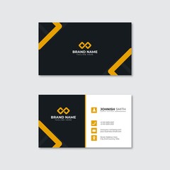 Modern professional business card design vector