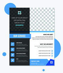 Corporate Business Flyer template for business, digital marketing, agency,it, software, grocery, travel, education, health,medicine, doctor, seo, corporate identity, summer, kids, festival and service