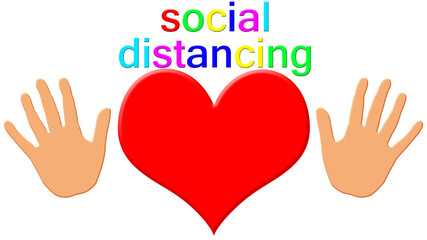 social distancing for safe from corona stock photos with transparent background