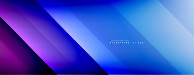 Dynamic lines abstract background. 3D shadow effects and fluid gradients. Modern overlapping forms