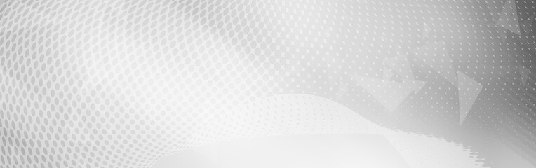 Gray halftone pattern with white line motion backdrop wallpaper. Clean Grey geometric background.