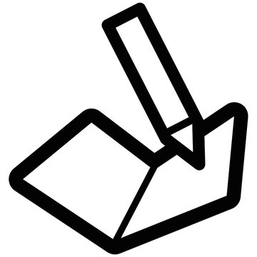 Picto parapheur registre signature crayon