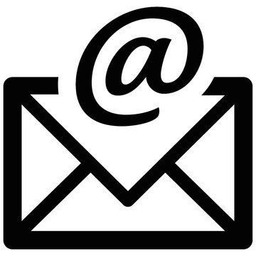 Picto courriel email enveloppe arobase 