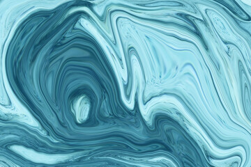 Marble ink colorful. green - blue marble pattern texture abstract background. can be used for background or wallpaper