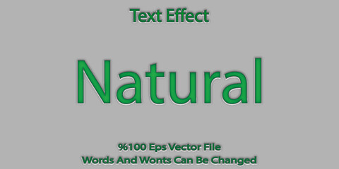 Natural Editable Text Vector