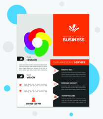 Corporate Business Flyer template for business, digital marketing, agency,it, software, grocery, travel, education, health,medicine, doctor, seo, corporate identity, summer, kids, festival and service