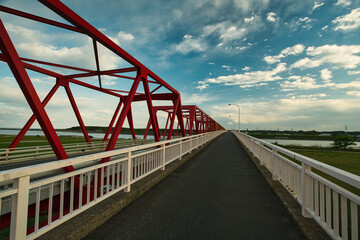 国道245号線に久慈川に架かる橋
