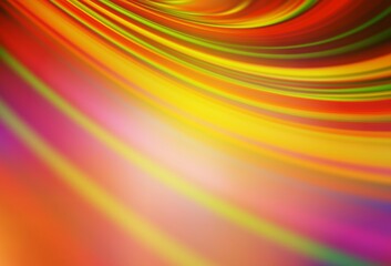 Dark Yellow vector blurred background.