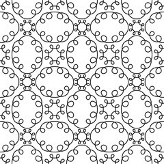 abstract black lines on white. minimalistic vector hand-drawn seamless pattern. simple elements for coloring