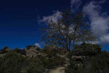 krajobraz g&oacute;ry natura widok niebo niebieskie widok hiszpania