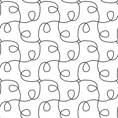 abstract black lines on white. minimalistic vector hand-drawn seamless pattern. simple elements for coloring