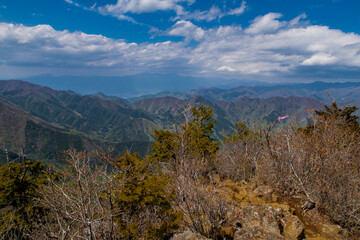 山梨の山岳風景