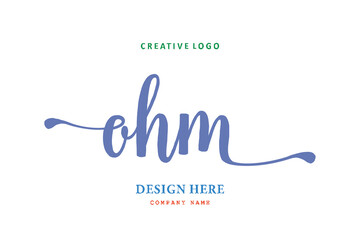 OHM lettering logo is simple, easy to understand and authoritative