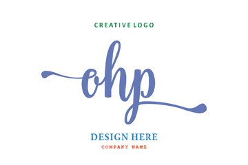 OHP lettering logo is simple, easy to understand and authoritative