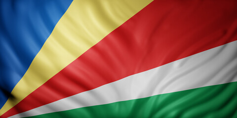 Seychelles 3d flag