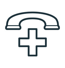 Obraz premium Hospital Helpline