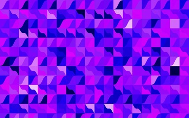 Light Pink, Blue vector polygonal pattern.