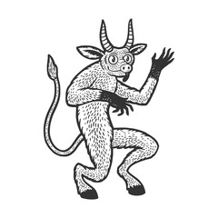 Heck sketch raster illustration