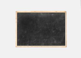 Old vintage photo paper isolated on white background