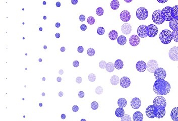 Light BLUE vector pattern with spheres.