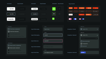 Manage Online Shop UI design Template

