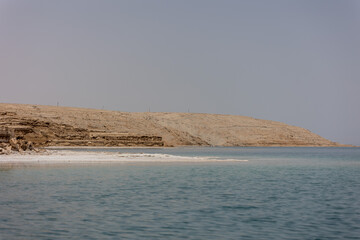 Sinkhole at the Dead Sea, created inside the water