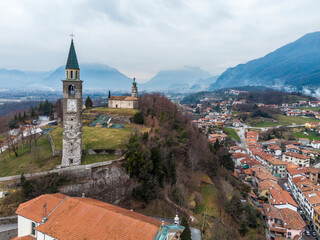 Artegna and its ancient castle and fortified village