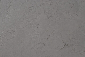 Horizontal photography grey color plaster wall. Gray stucco background close up. 