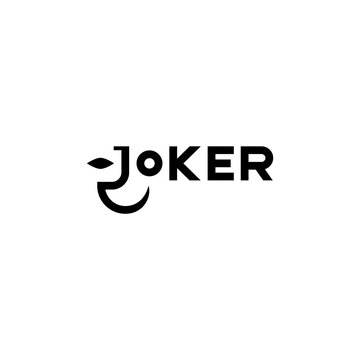 Joker Text, Creative Logo Design.