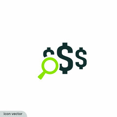 money icon dollar symbol simple design element