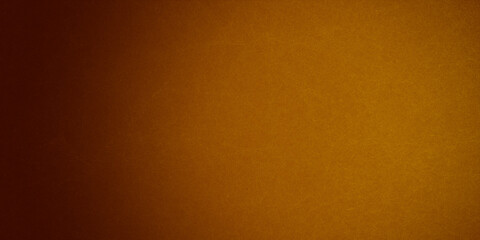 Horizontal yellow and orange grunge texture cement or concrete wall banner, blank background
