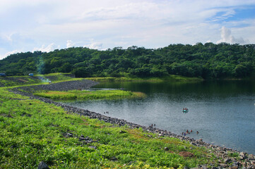 Obraz premium Tarde de verano en el lago. Venezuela.