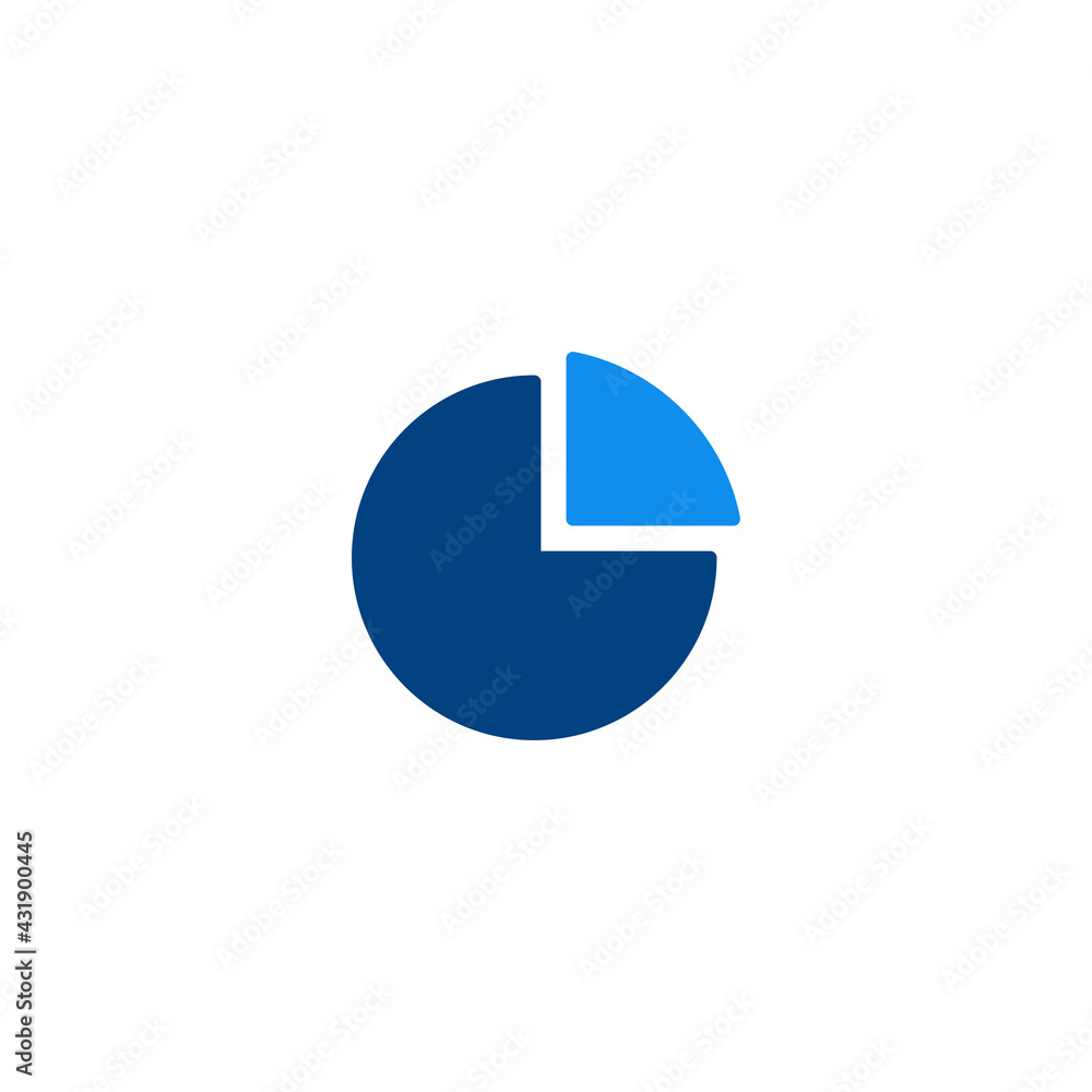 Poster statistics icon vector, graph icon for computer, web and mobile