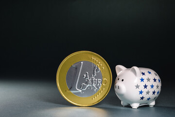 banque argent euro credit billet piece monnaie change richesse tirelire epargne cochon