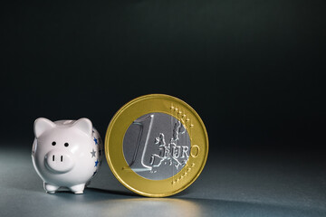 banque argent euro credit billet piece monnaie change richesse tirelire epargne cochon
