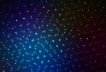 Dark BLUE vector backdrop with dots.