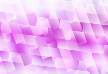 Light Pink vector backdrop with rhombus.