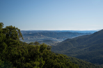 Fototapeta premium view from the top of mountain