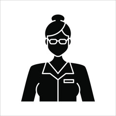 Teacher Icon. Professional, pixel perfect icons optimized for both large and small resolutions. eps 10.