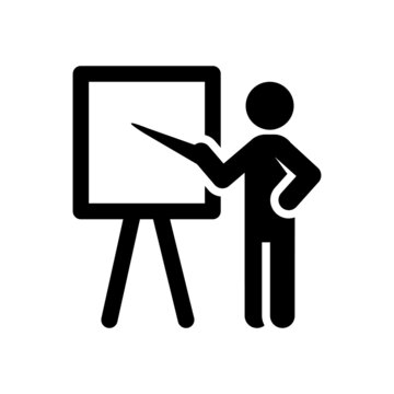 
Teacher icon vector set. lesson illustration sign collection. training symbol or logo.