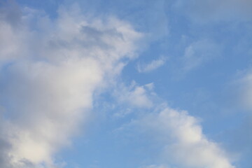 blue sky with clouds