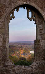 Fototapeta premium Margam Castle and Capel Mair