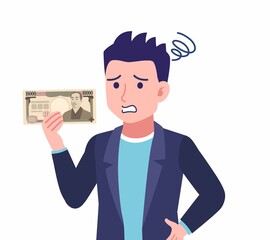 ジャケットを着た若い男性