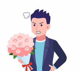 ジャケットを着た若い男性