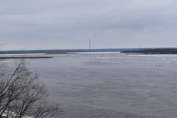 Pechora River. Spring 2
