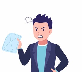 ジャケットを着た若い男性