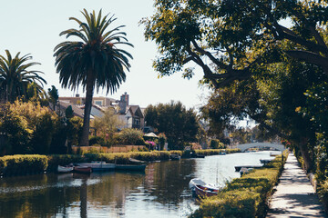 Fototapeta premium venice chnnels Los Angeles california