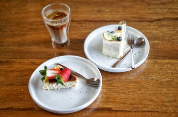 fancy cake on the hip cafe